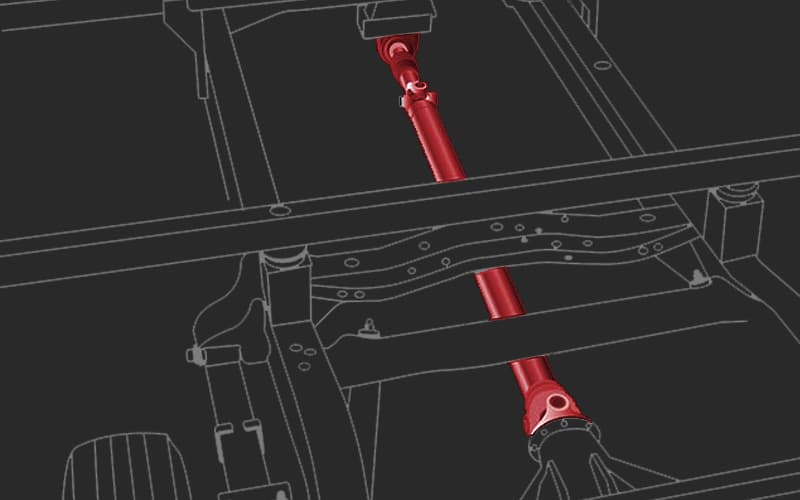 Computer-Balanced Driveshaft