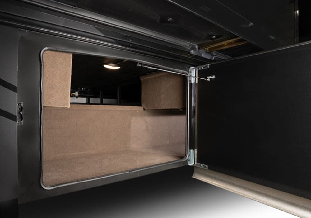 Entegra Coach Accolade exterior storage compartment