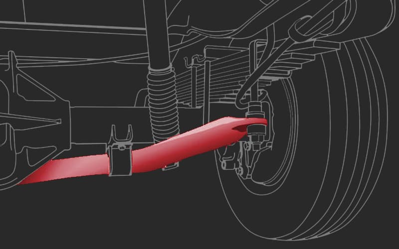 Heavy-Duty Rear Stabilizer Bar